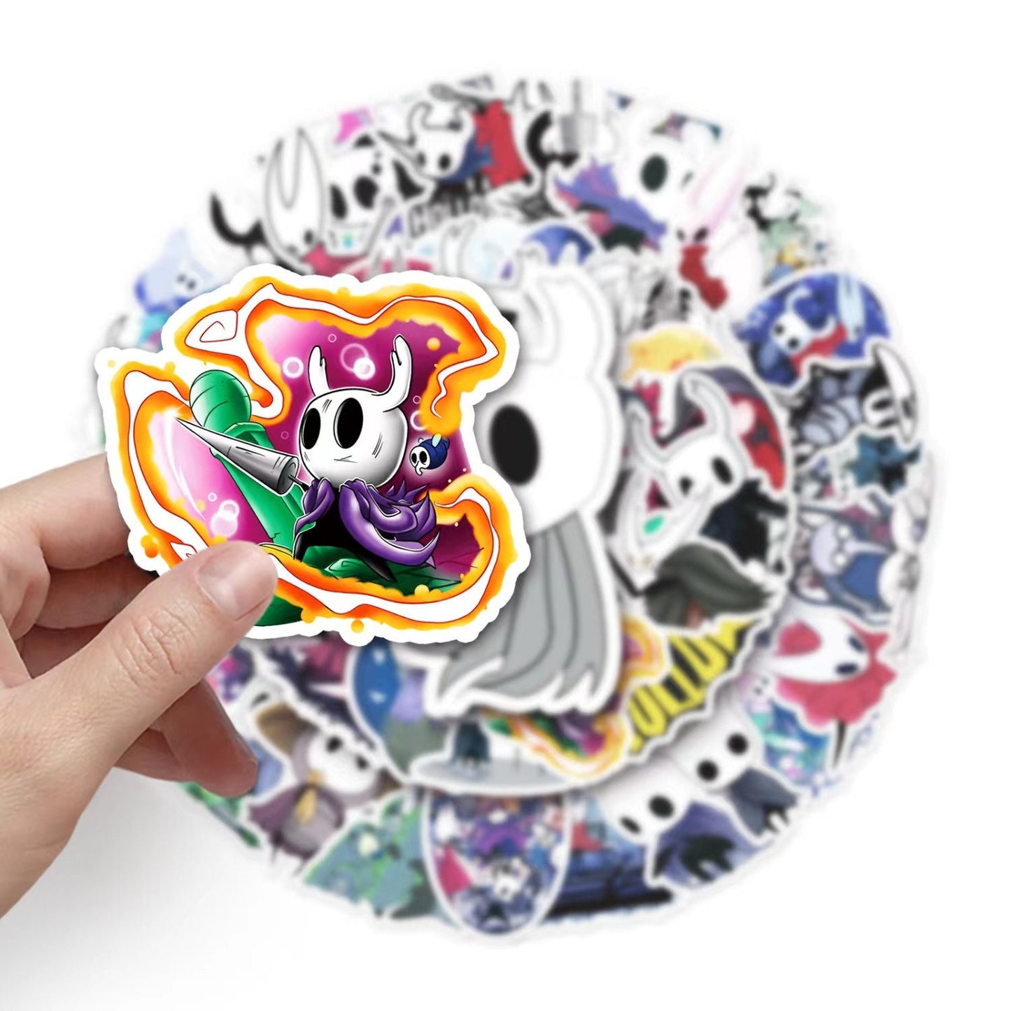 Hollow Knight stickers 54pcs, Pale Knight stickers, knight stickers, ACT game stickers