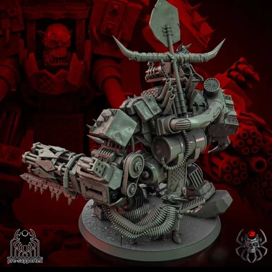 War 40k Orks Waaagh! Warlord Ghazghkull Mag Uruk Thraka 70/120mm 3D Print White Sculpture Figure