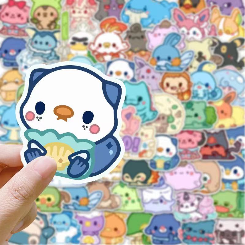 PM Cute Stickers, Pocket Stickers, PM Stickers, Eevee Stickers, acg stickers