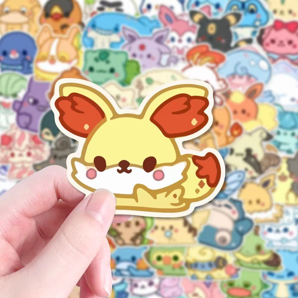 PM Cute Stickers, Pocket Stickers, PM Stickers, Eevee Stickers, acg stickers