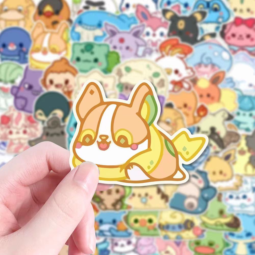 PM Cute Stickers, Pocket Stickers, PM Stickers, Eevee Stickers, acg stickers