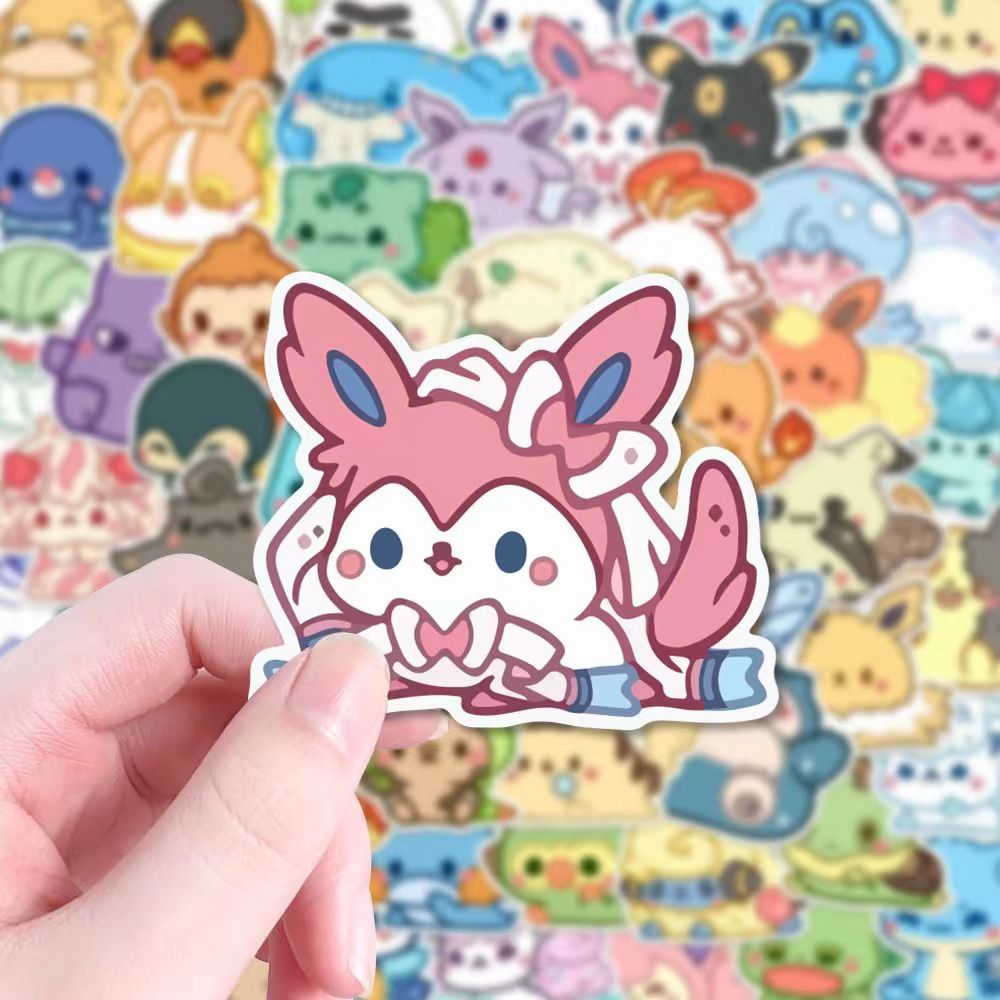 PM Cute Stickers, Pocket Stickers, PM Stickers, Eevee Stickers, acg stickers