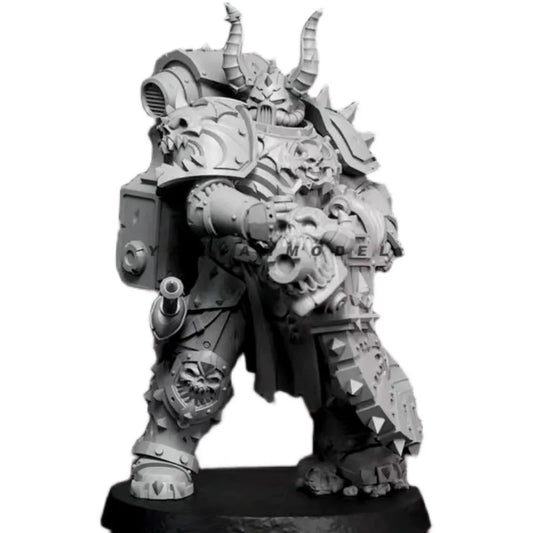 War 40K Heavy Hitter of the Dread Squad 40mm 3D Print White Sculpture Figure | WH40 Miniature