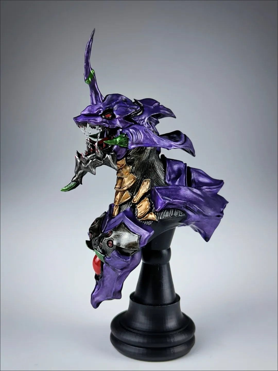 Neon Genesis Evangelion EVAs Unit 01/02 11/16cm Head Statue 3D Unpainted GK Model Kit EVA Figure