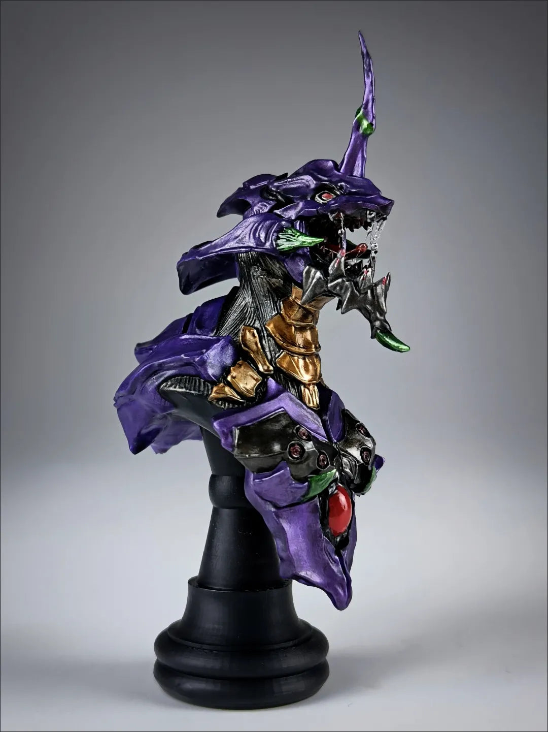 Neon Genesis Evangelion EVAs Unit 01/02 11/16cm Head Statue 3D Unpainted GK Model Kit EVA Figure