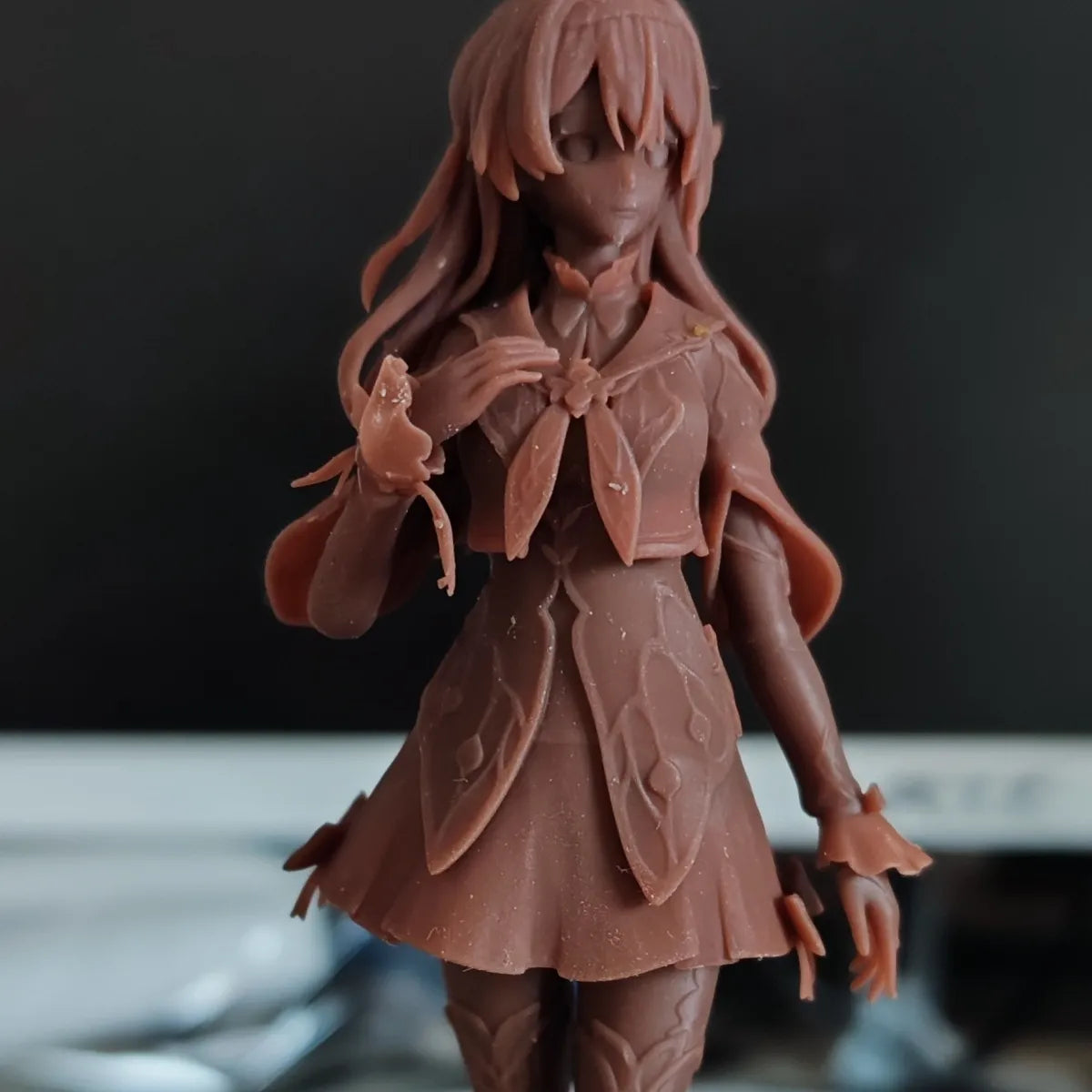 Mihoyo Honkai: Star Rail Firefly 18cm 3D Printed Standing White Sculpture Model GK Kit | Firefly Figure | Star Rail Miniature