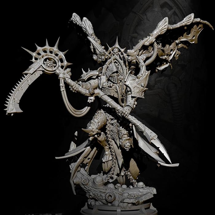 Warhammer 40k Dark Mechanicum Chaos Prime The Great Demon Of Corrosion 135mm Unpainted Miniature | WH40 Figure