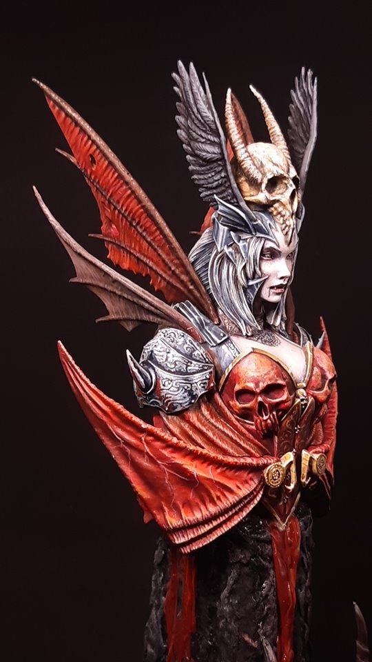 Kingdom Insects Elysabeta Vampire Princess 1/10 Half Scale Unpainted Miniature Figure