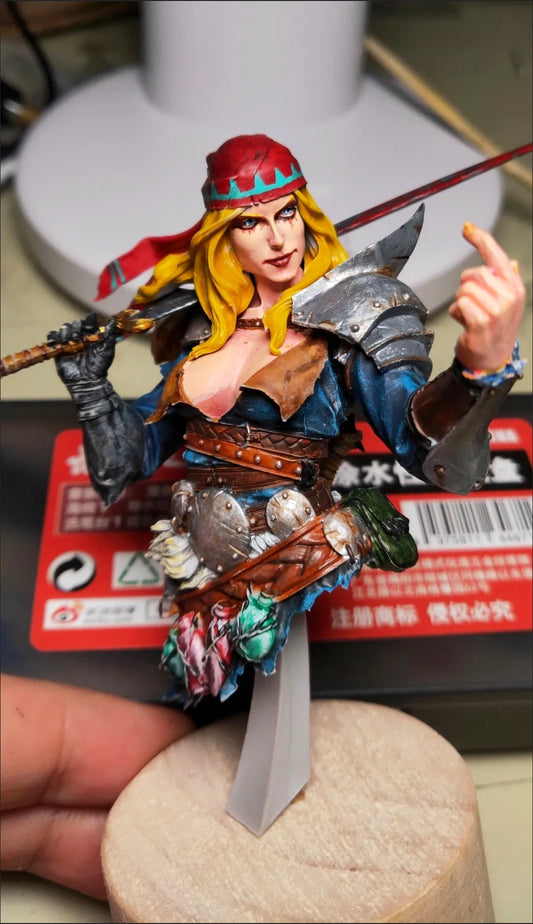 Alaana The Bloody Blade Female Swords 1/10 scale 70mm Resin Unpainted Miniature