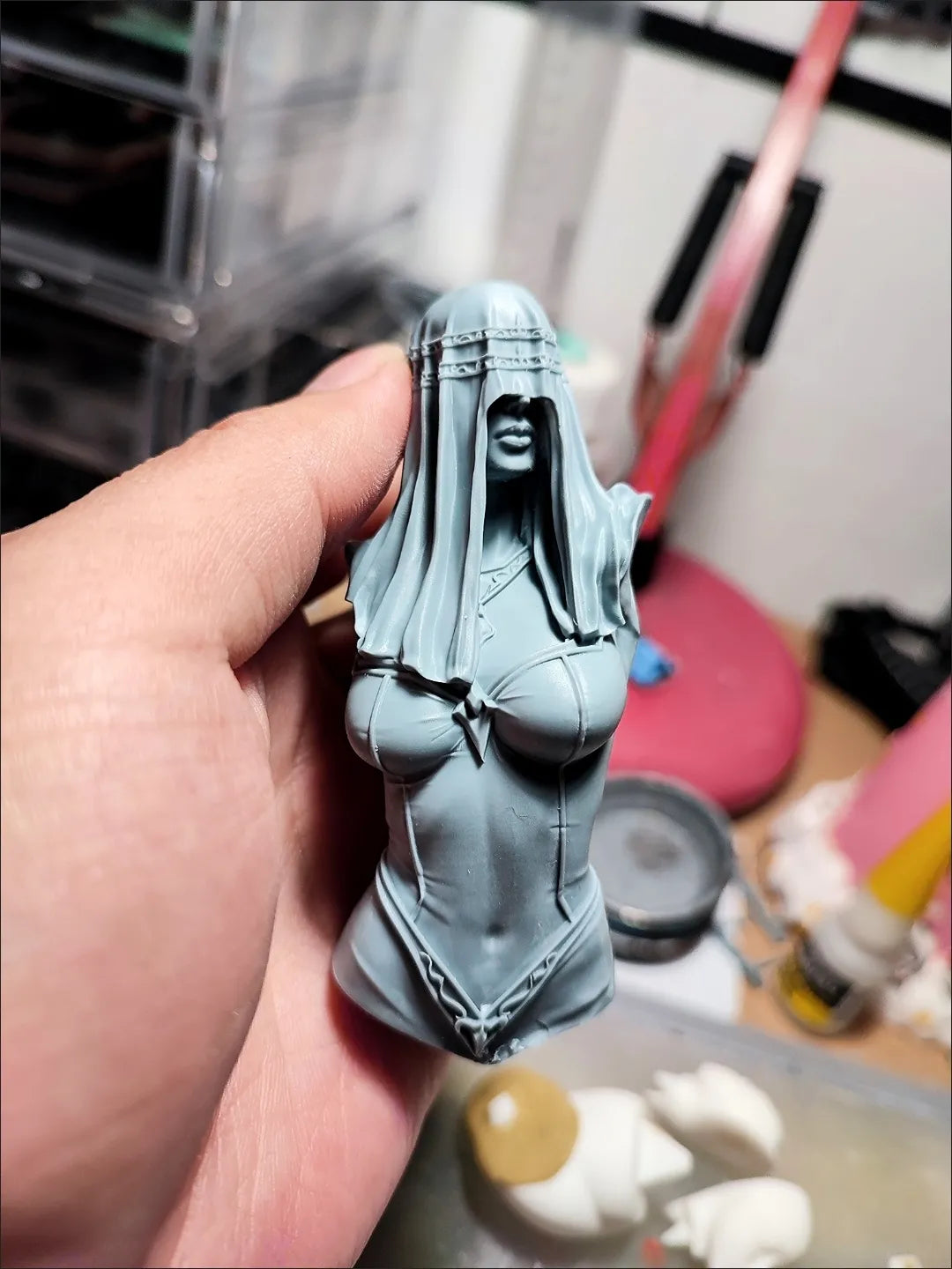 Raven Queen 1/10 70mm Bust Unpainted Resin Miniature Figure