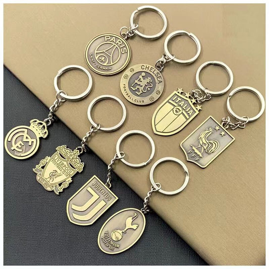 Football Club Logo Coin Keychain, Premier League Kerying, Liverpool Keychain, Chelsea Keychain, Juventus Keychain, MCF Keychain,ACM Keychain