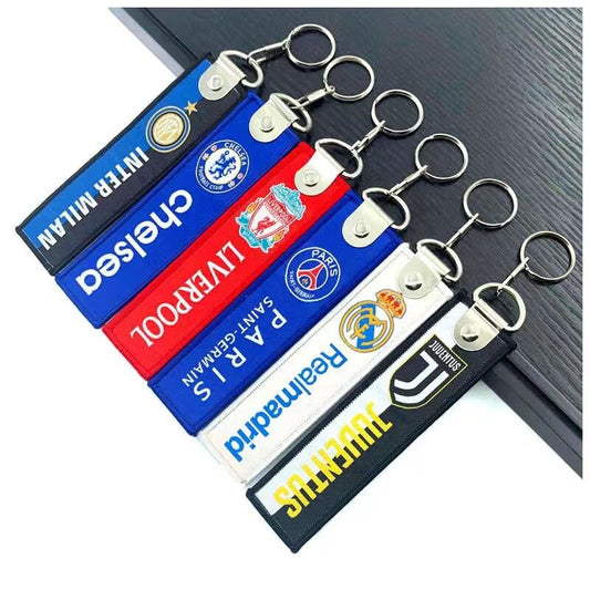 Football Club Belt Loop Keychain, FC Belt Loot